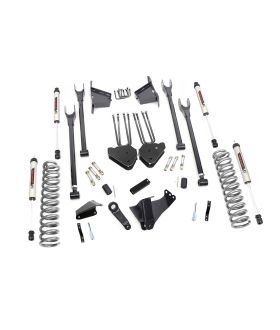 Rough Country 59170 8 Inch Lift Kit | 4 Link | RR Blocks | V2 | Ford Super Duty (05-07)
