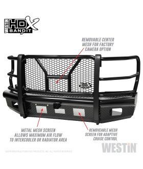 Westin 58-31125 HDX Bandit Front Bumper