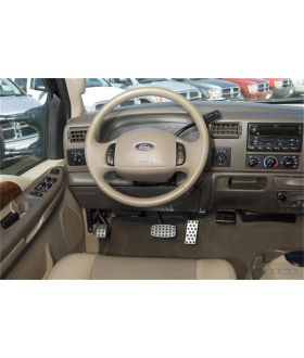 Putco 932060 Liquid Solid Billet Pedal Set Track Design