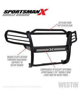 Westin 40-33885 Sportsman X Grille Guard