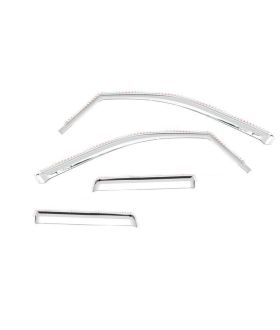 Putco 480229 Element Chrome Window Visor In Channel