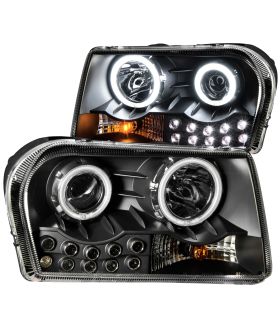 Anzo USA 121152 Projector Headlight Set w/Halo