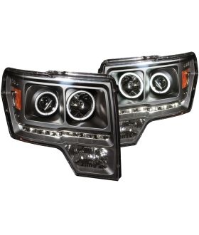 Anzo USA 111298 Projector Headlight Set w/Halo