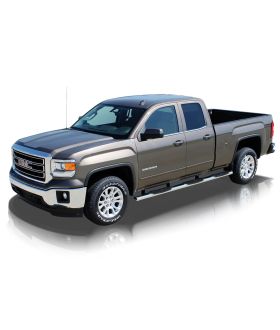 Raptor 0401-0016M Stainless Steel Polished Magnum Oval Step Tubes Wheel To Wheel