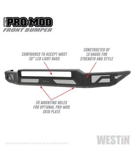 Westin 58-41035 Pro-Mod Front Bumper