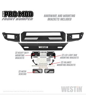 Westin 58-41005 Pro-Mod Front Bumper
