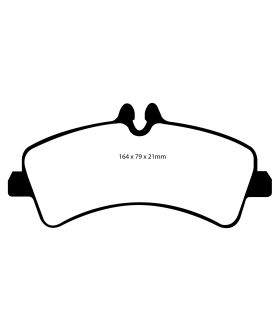 EBC Brakes DP61929 EBC 6000 Series Greenstuff Truck/SUV Brakes Disc Pads