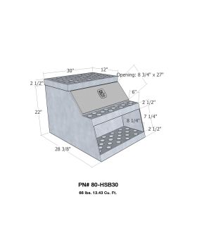 Westin 80-HSB30 Brute HD Step Box