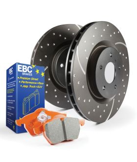 EBC Brakes S8KF1192 S8 Kits Orangestuff And GD Rotor