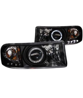 Anzo USA 111196 Projector Headlight Set w/Halo