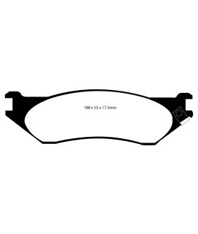 EBC Brakes DP61267 EBC 6000 Series Greenstuff Truck/SUV Brakes Disc Pads