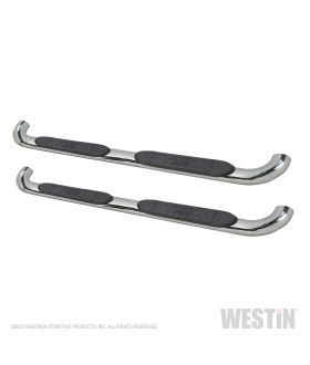 Westin 21-4090 Platinum 4  Oval Step Bar Cab Length