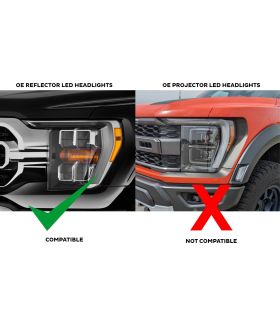 Morimoto OE LED Headlight Adapters: 2021+ Ford F150