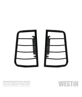 Westin 39-3425 Sportsman Tail Light Guard Black