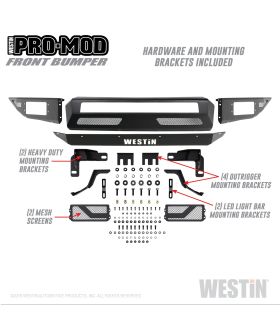 Westin 58-41015 Pro-Mod Front Bumper