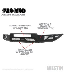 Westin 58-41055 Pro-Mod Front Bumper