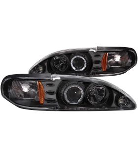 Anzo USA 121038 Projector Headlight Set w/Halo