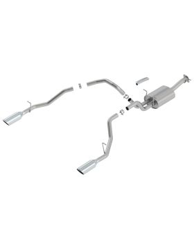 Borla S-Type Cat-Back Exhaust System 2019-2023 Ram 1500 5.7L AT 2 & 4WD Quad Cab Std. Bed  140.5" WB/ Crew Cab Short Bed  144.6" WB/ Crew Cab Std. Bed  154" WB "Through bumper" Tip Exit. Inc. Rebel Does NOT Fit Ram Classic. (140752)