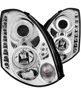 Anzo USA 121364 Projector Headlight Set w/Halo