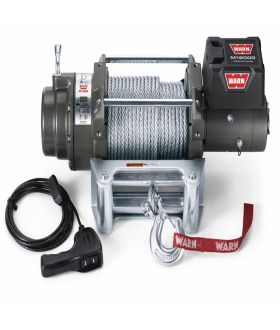 Warn Industries 17801 12 Volt 12000 LB Cap 125 Ft Wire Rope