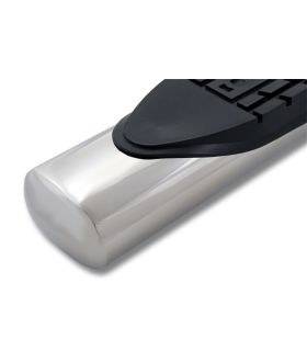 Raptor 0403-0243 Stainless Steel Polished Magnum Oval Step Tubes Wheel To Wheel