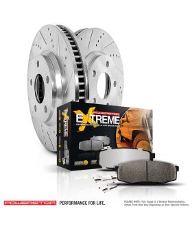 Power Stop K5184-36 Z36 Severe-Duty Truck And Tow 1-Click Brake Kit