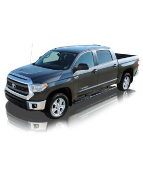 Raptor 1204-0153B Powdercoat Steel Black Magnum Oval Step Tubes