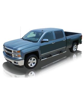 Raptor 0801-0302 Stainless Steel Polished Magnum Oval Step Tubes