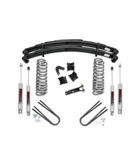 Rough Country 500-70-76.20 4 Inch Lift Kit | Rear Springs | Ford F-100 4WD (1970-1976)