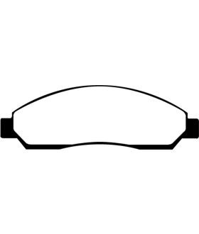 EBC Brakes DP71705 EBC 7000 Series Greenstuff Low Dust Truck/SUV Brake Pads