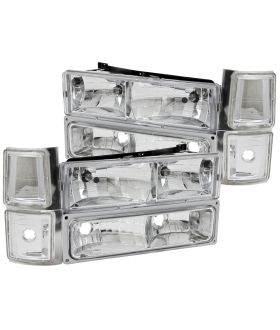 Anzo USA 111099 Crystal Headlight Set