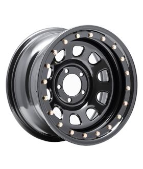 Pro Comp Steel Wheels 252-5173 Rock Crawler Series 252 Black D-Window Wheel