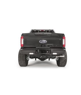Fab Fours FS17-T4150-1 Black Steel Ranch Rear Bumper