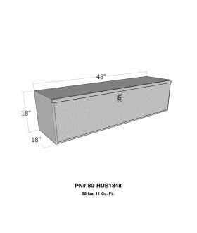 Westin 80-HUB1848 Brute HD Under Body Tool Box