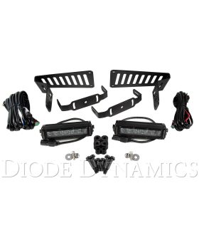Diode Dynamics Jeep 2018-2019 SS6 Cowl LED Kit White Driving DD6092