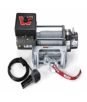 Warn Industries 26502 12 Volt 8000 LB Cap 100 Ft Wire Rope