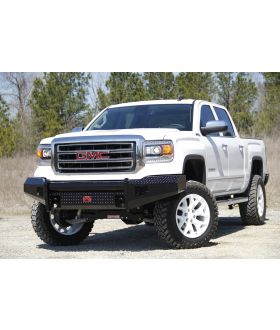 Fab Fours GM07-K2161-B Black Steel Front Ranch Bumper