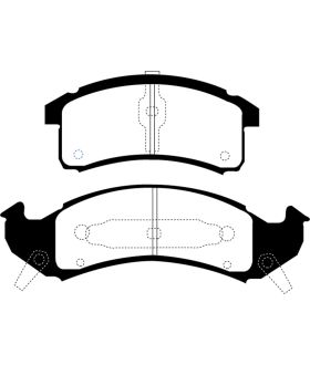 EBC Brakes DP61271 EBC 6000 Series Greenstuff Truck/SUV Brakes Disc Pads