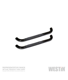 Westin 23-2855 E-Series Round Step Bar Cab Length