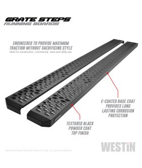 Westin 27-74765 Grate Steps Running Board