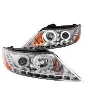 Anzo USA 111249 Crystal Headlight Set w/Halo