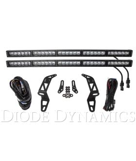 Diode Dynamics Jeep 2018 SS30 Bumper LED Kit White Driving Dual DD6083