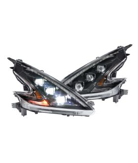 Morimoto XB LED Headlights: Nissan 370Z (09-20) (Pair / ASM / LHD)