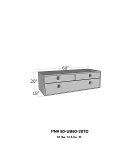 Westin 80-UB60-20TD Brute UnderBody Tool Box