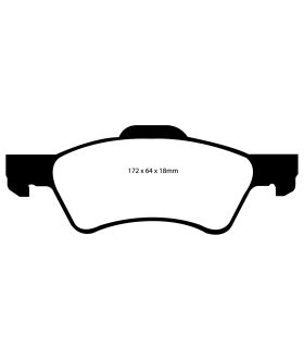 EBC Brakes DP61613 EBC 6000 Series Greenstuff Truck/SUV Brakes Disc Pads