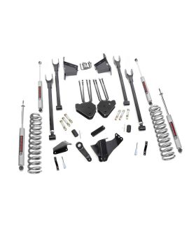 Rough Country 591.20 8 Inch Lift Kit | 4 Link | RR Blocks | Ford Super Duty 4WD (05-07)