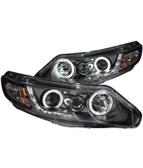Anzo USA 121454 Projector Headlight Set w/Halo