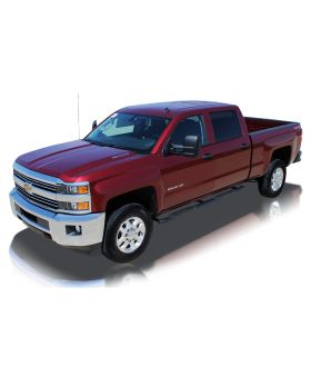 Raptor 1501-0020MB Powdercoat Stainless Steel Black OE Style Curved Oval Step Tube