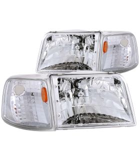Anzo USA 111119 Crystal Headlight Set