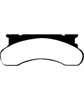 EBC Brakes DP61258 EBC 6000 Series Greenstuff Truck/SUV Brakes Disc Pads